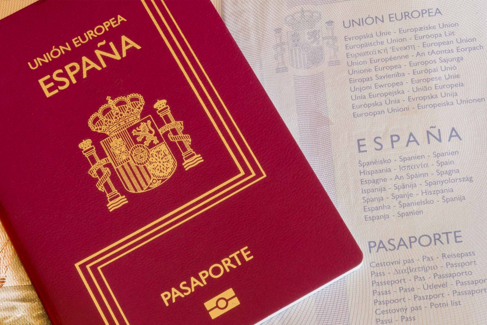 numero pasaporte español