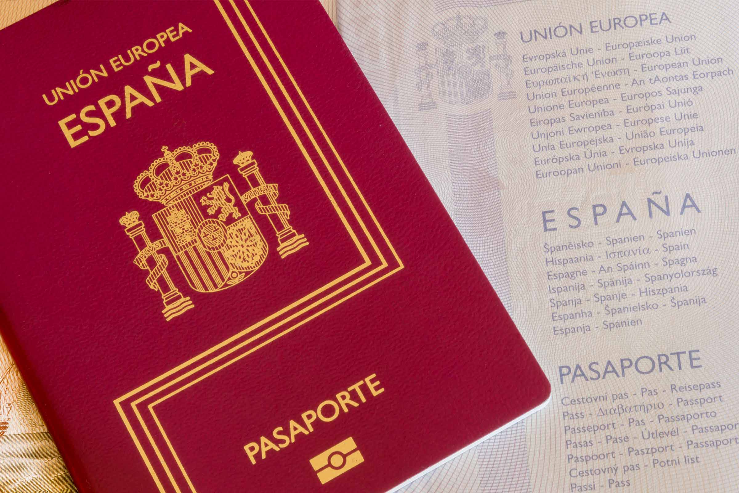 numero pasaporte español