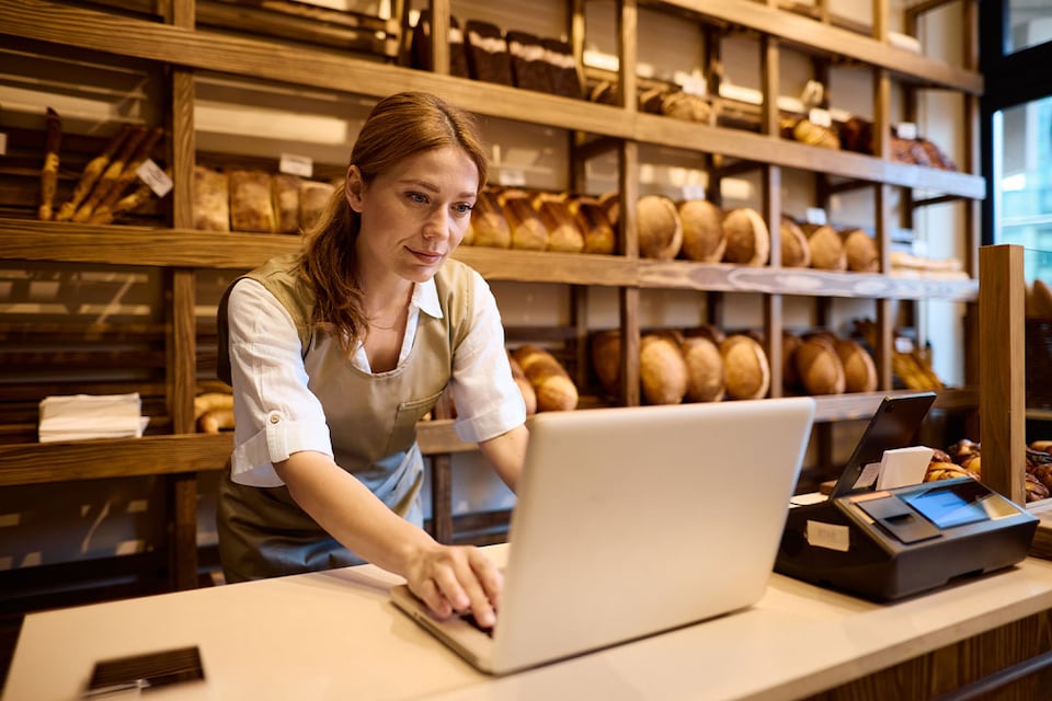 Banner promocional de cuentas de empresa para pymes.