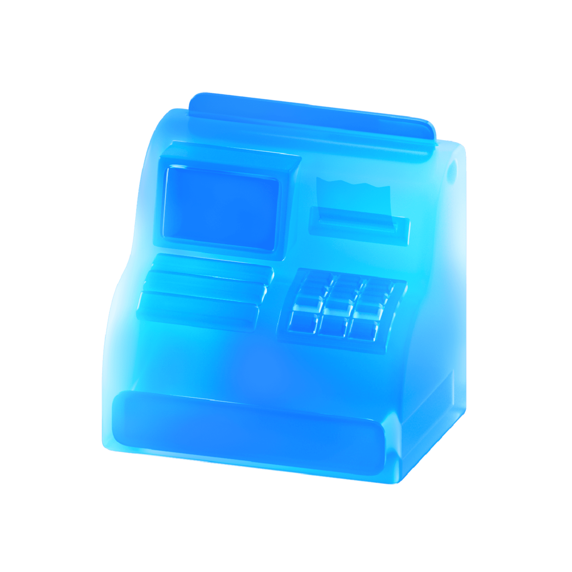 Ilustración de una caja registradora