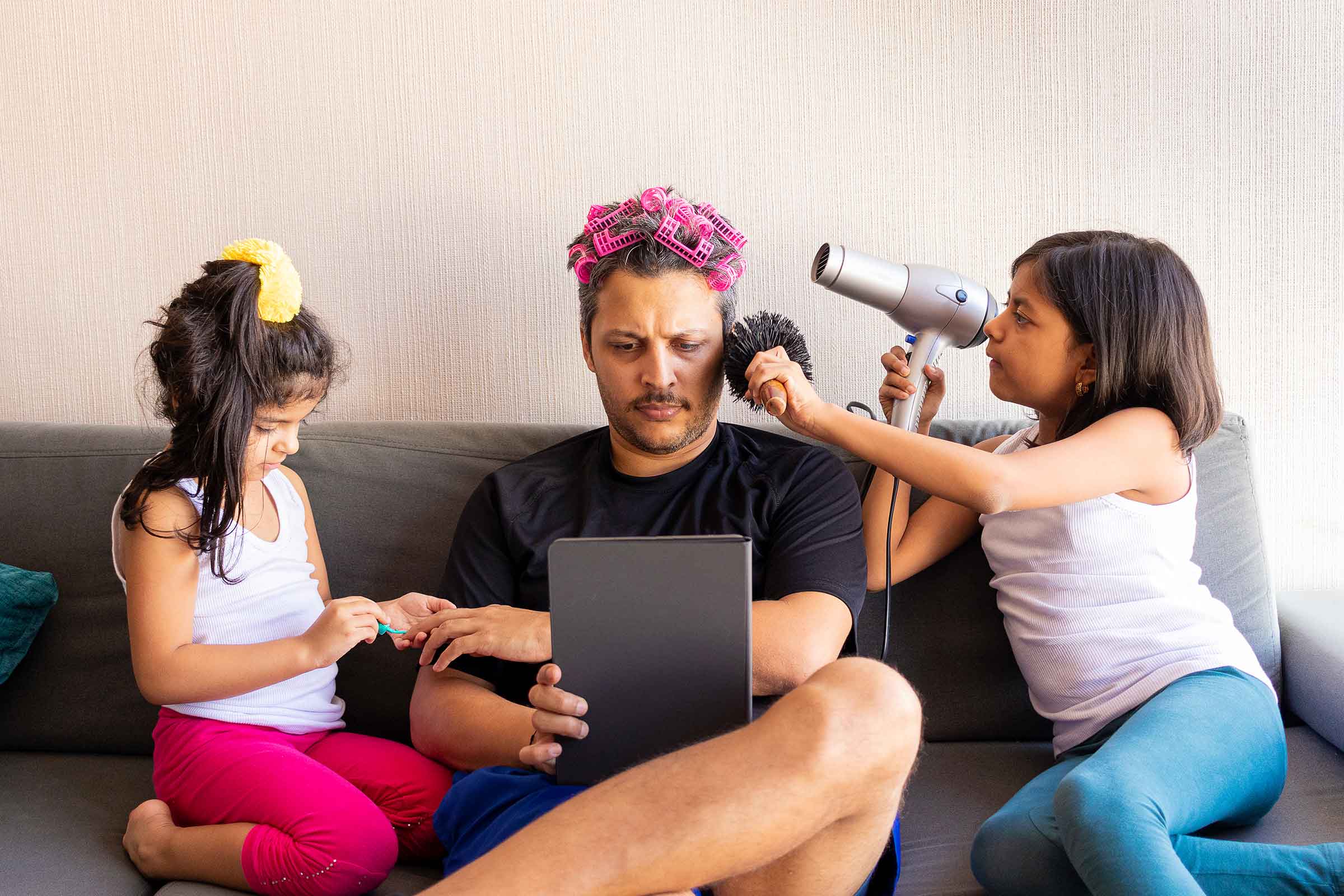 Fotografía de un padre y su hijo