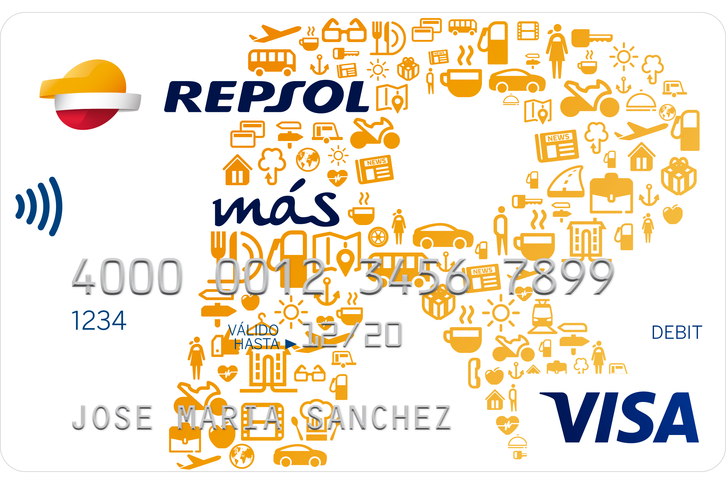 Tarjeta Repsol más Visa Débito