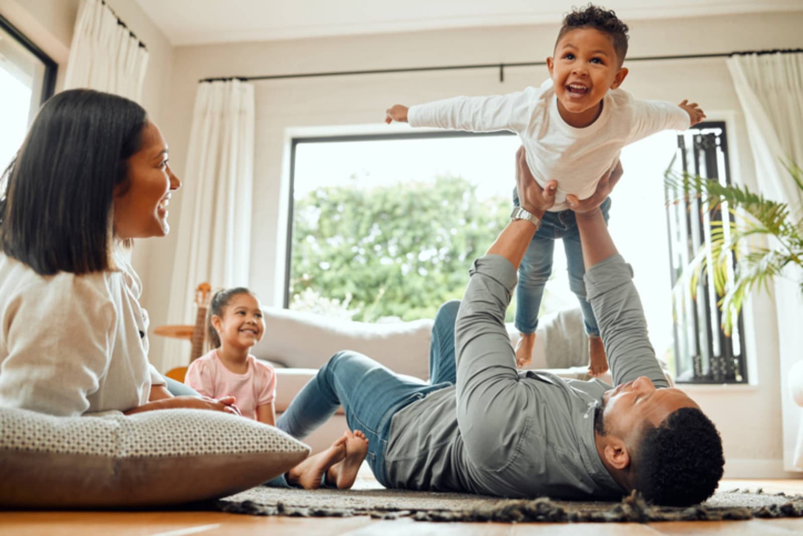 Familia con hijos