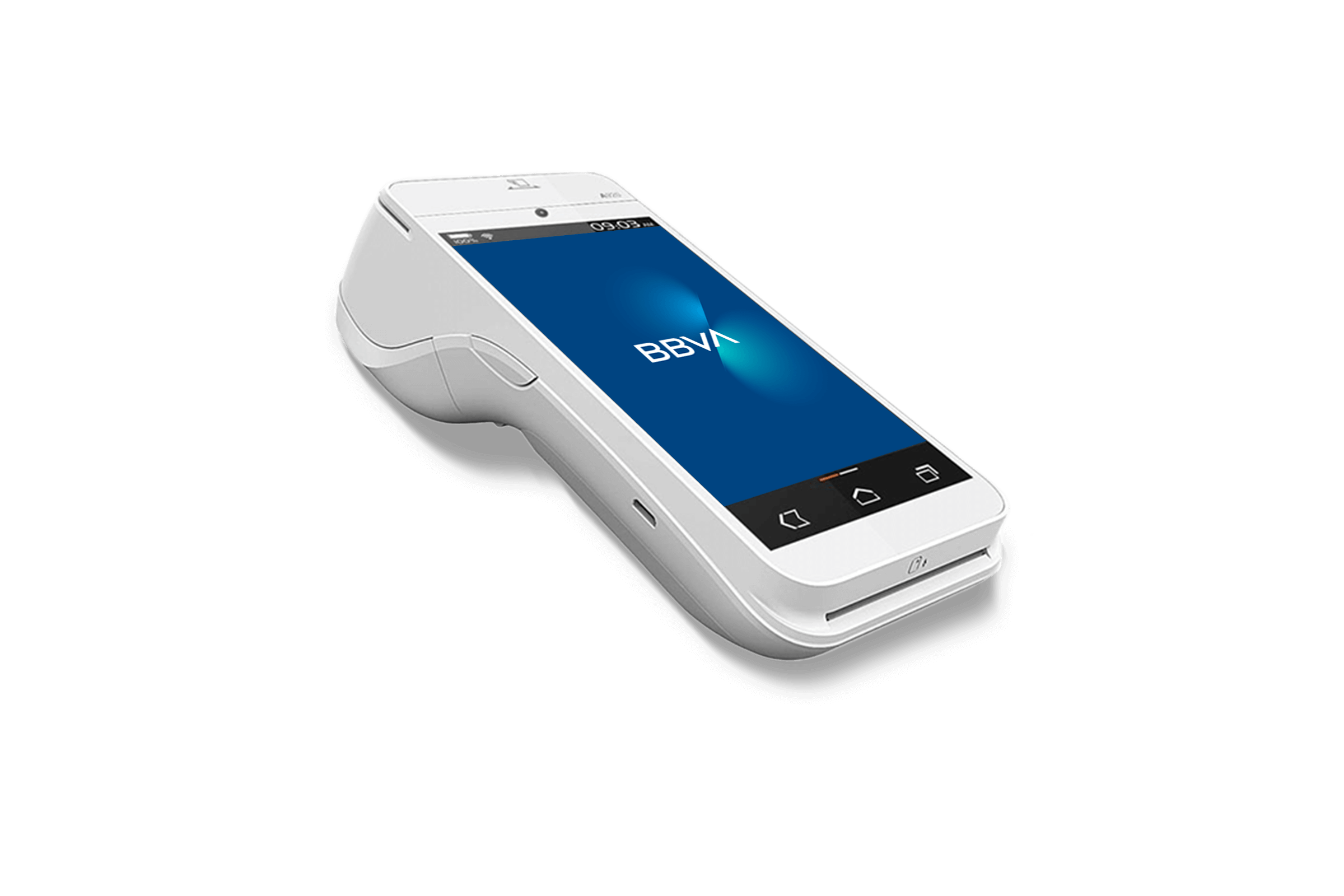 Image of an Android POS terminal  