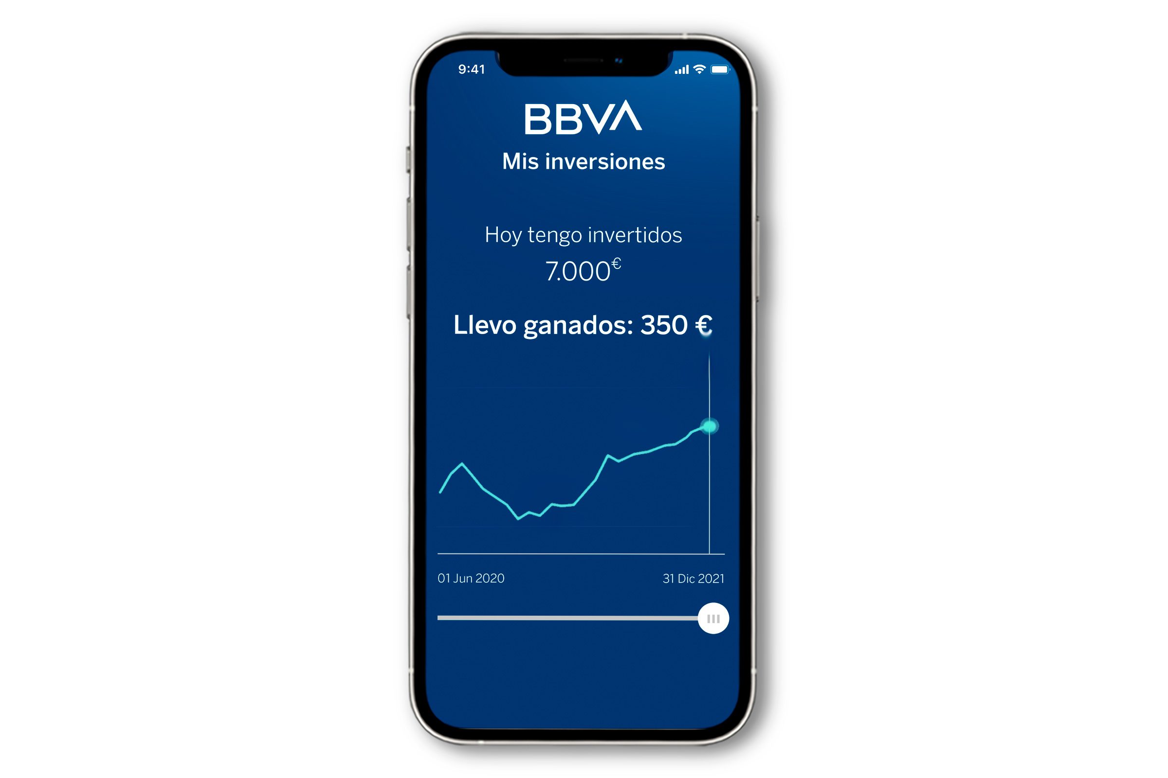 Image of My Investments in the BBVA app