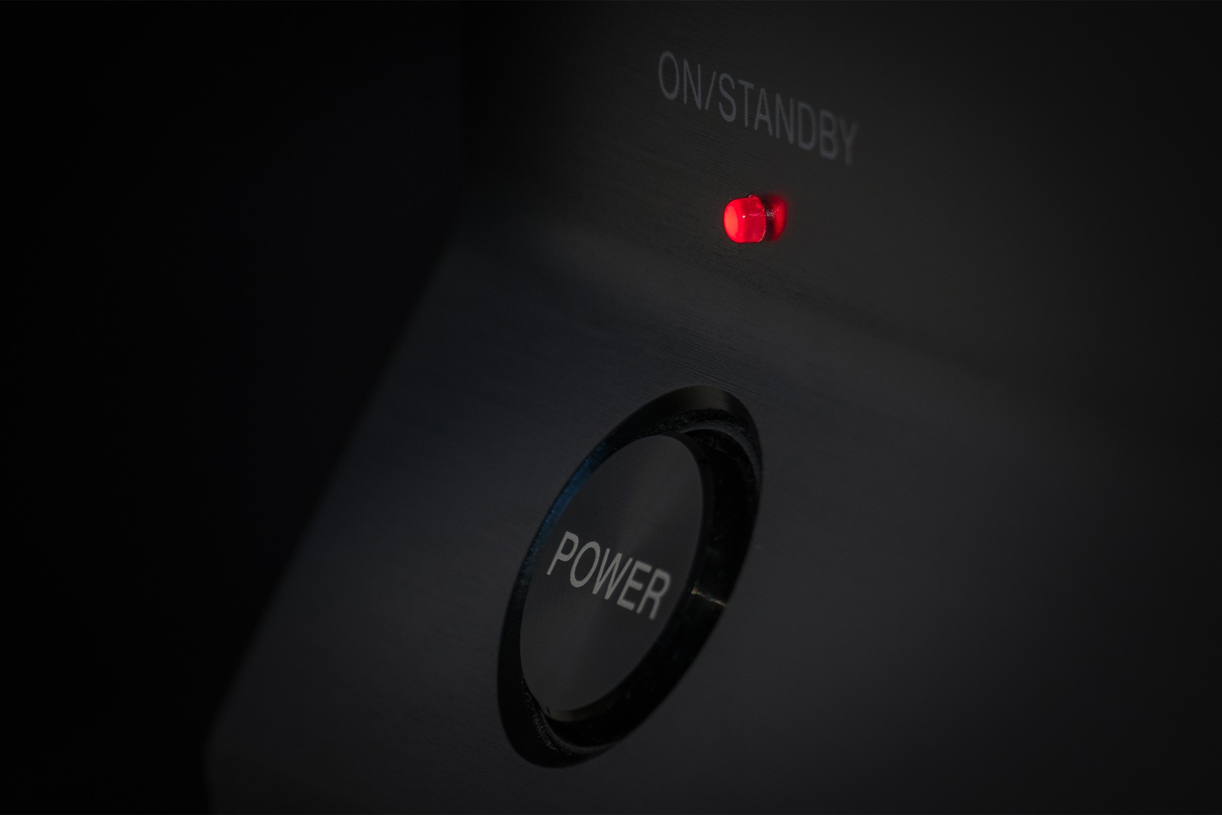 Image of a device on stand by