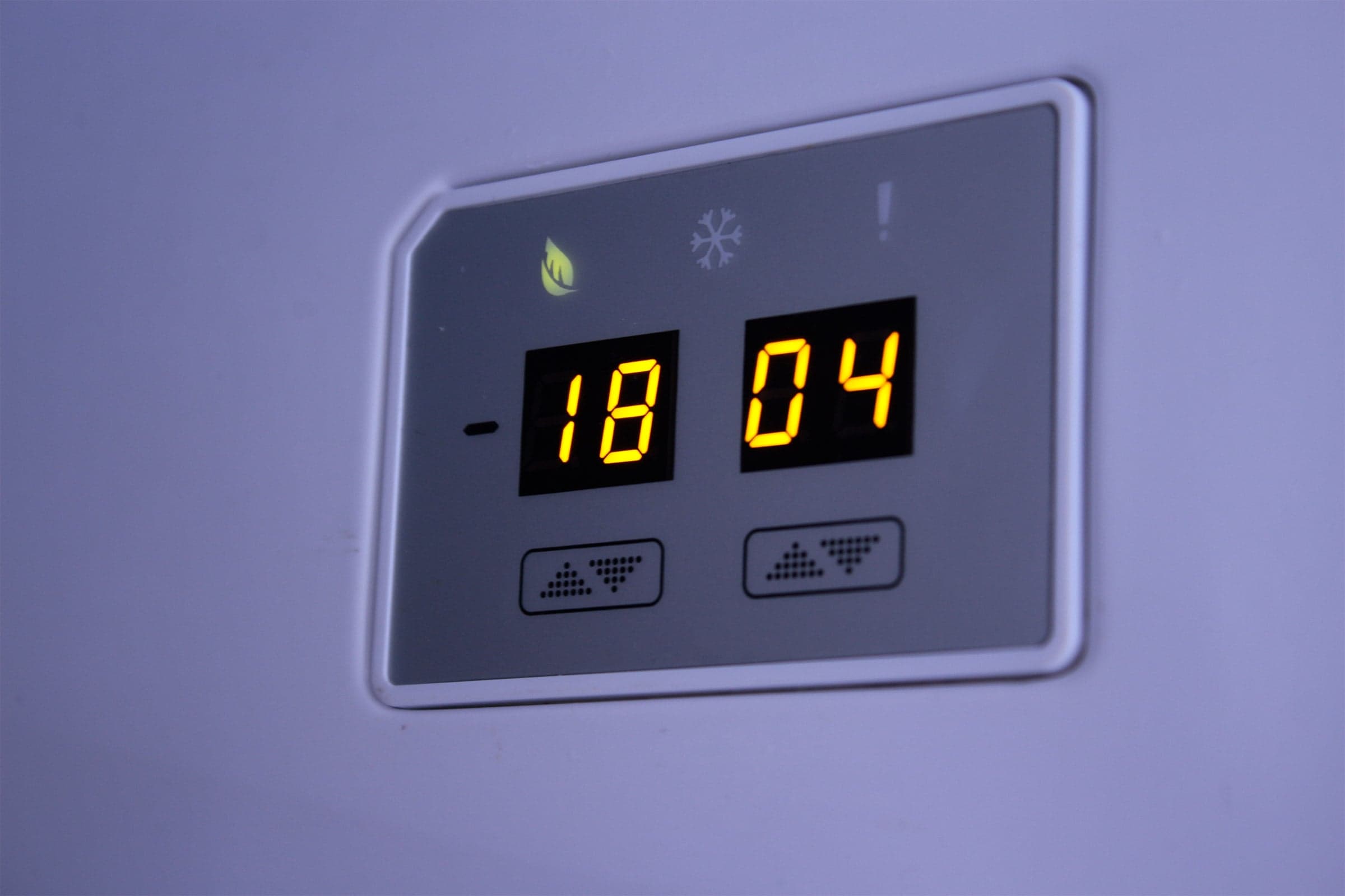 Image of a refrigerator thermostat