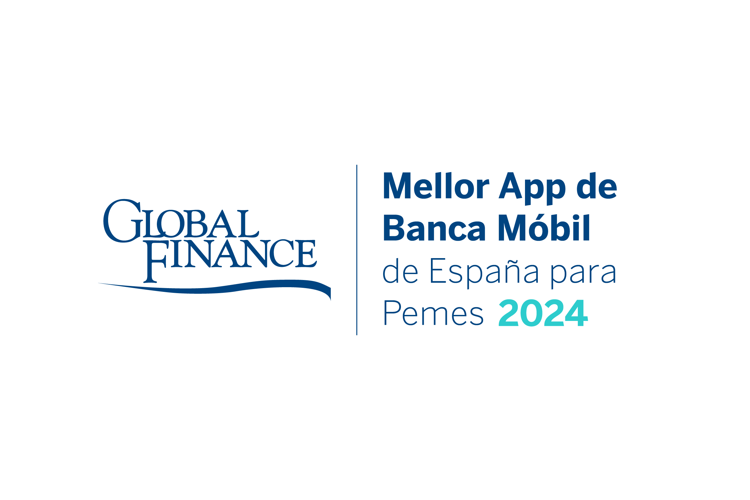 Selo Global Finance Mellor app de banca móbil
